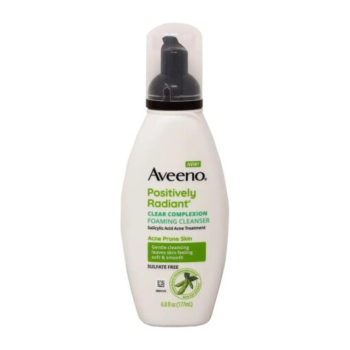 Aveeno Clear Complexion, Foaming Cleanser, 6 Fl Oz