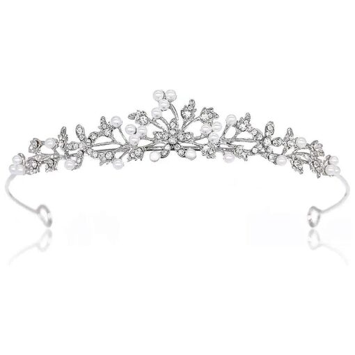 Rhinestone Crystal Tiaras and Crowns Headband For Women Birthday Pageant Wedding Prom Princess Crown ( A-006 )