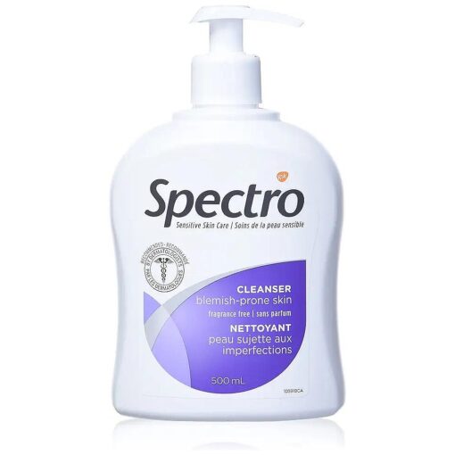 Spectro Jel Cleanser 500ml ( 17 Fl.oz, ) Pump ( For Blemish Prone Skin ( Fragrance Free ) )