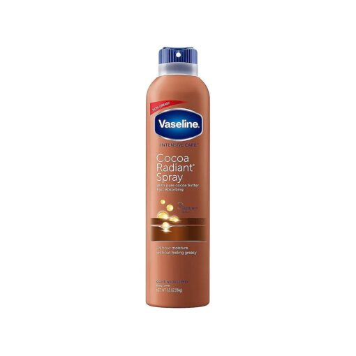 Vaseline Spray and Go Moisturizer in Cocoa Radiant, 6.5 Ounce