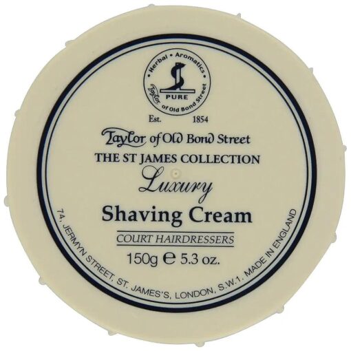 Taylor of Old Bond Street St. James Shaving Cream Bowl, 5.3-Ounce St James Collection 01015