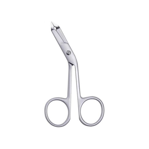 Stainless Steel Eyebrow Scissors Handle Shaped Eyebrow Tweezers Straight Flat Tip Tweezers Hair Plucker for Trimming and Shaping, Face Care Tools for Women