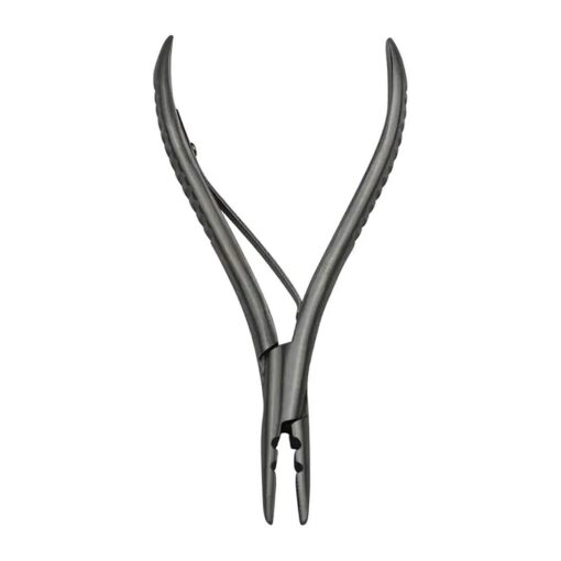 Stainless Steel Silver Hair Extension Pliers With 2 holes Multi Functional Hair Extension Tool For Hair Remove Micro Ring Loop