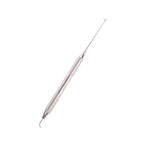 Pro Pulling Needle for I-Tip Hair Extensions by The Hair Shop - Stainless Steel Threading and Sectioning Tool for Tubes, Beads, Microbeads, Microlinks ( 1 Unit )