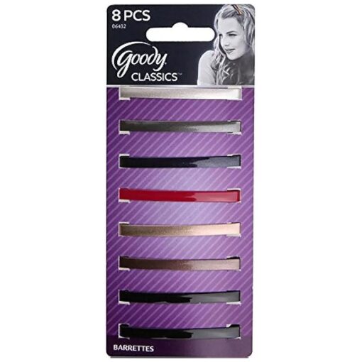 GOODY Women Classics Metallic Glossed Stay Tight, 8 Count