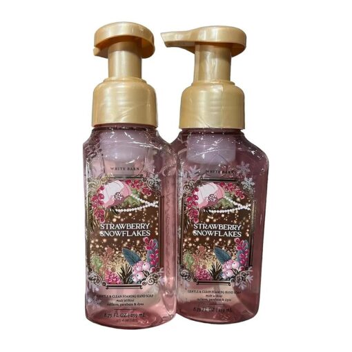 Bath & Body Works Foaming Hand Soap ( Strawberry Snowflakes 2 pk )