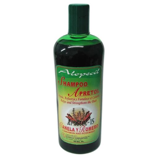 Apretol Shampoo Canela y Romero ( Cinnamon and Rosemary Shampoo )