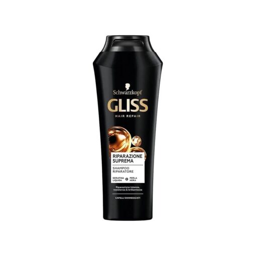 GLISS Schwarzkopf Shampoo Riparazione Suprema 8.4 Fl Oz made in Italy [ italian import ]