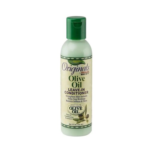 Originals by Africa 's Best Olive Oil Leave-In Conditioner, Stop Breakage and Strengthen Hair Instantly, Restores Shine, Moisturizing, Strengthening, Revitalizing, 6 oz