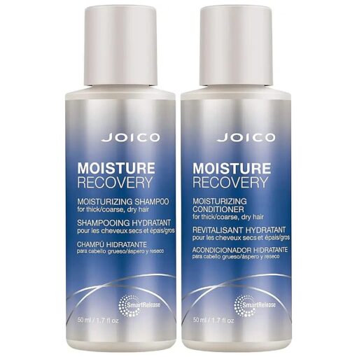 Joico Moisture Recovery Moisturizing Set | For Thick, Coarse, Dry Hair | Restore Moisture, Smoothness, Strength, & Elasticity | Reduce Breakage | With Jojoba Oil & Shea Butter