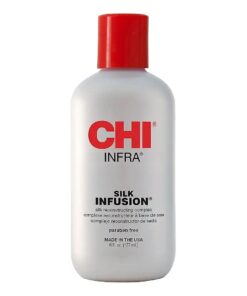 CHI Infra Silk Infusion, Leave-In Reconstructing Treatment To Strengthen & Protect All Hair Types, Alcohol-Free, 6 Oz