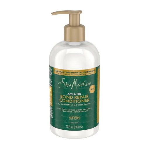 Shea Moisture Bond Repair Conditioner Amla Oil to Strengthen Hair with Anti-Breakage with Restorative HydroPlex Infusion 13 oz