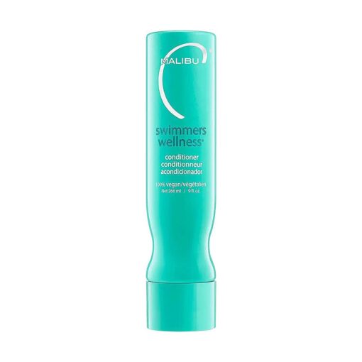 Malibu C Swimmers Wellness Conditioner - Moisturizing Conditioner for Swimmers - Strengthening Proteins Help Prevent Brittle, Dry Hair from Swimming