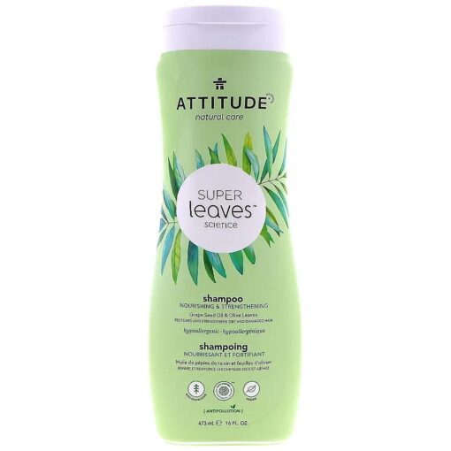 Attitude Natural Shampoo - Nourishing & Strengthening, 16 Fl Oz ( Pack of 2 )