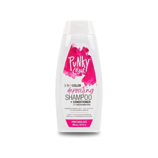 Punky Pinktabulous 3-in-1 Color Depositing Shampoo & Conditioner with Shea Butter and Pro Vitamin B that helps Nourish and Strengthen Hair, 8.5 oz