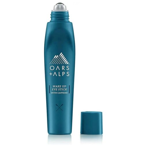 Oars + Alps Wake Up Eye Roller and Eye Depuffer, Dermatologist Tested Skin Care Infused with Caffeine and Aloe Vera, TSA Friendly, 0.5 Oz