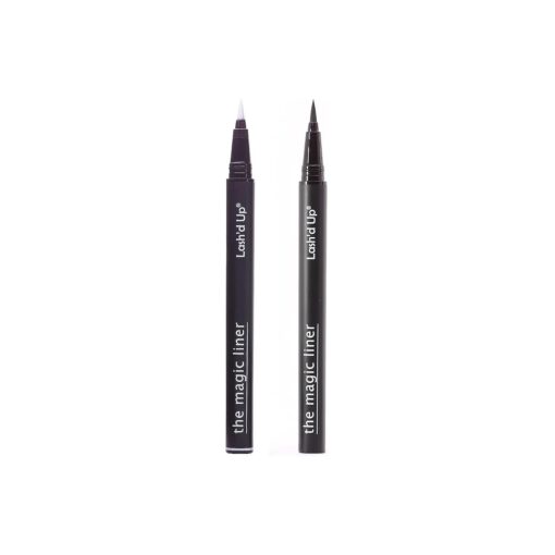 Lash 'd Up Lash Glue & Eyeliner Hybrid ( Extra-Strength, Clear & Black 2PCS ) Glue Liner Pen Waterproof for False Lashes, Strong Hold 0.06 Oz, ( 2 PCS )