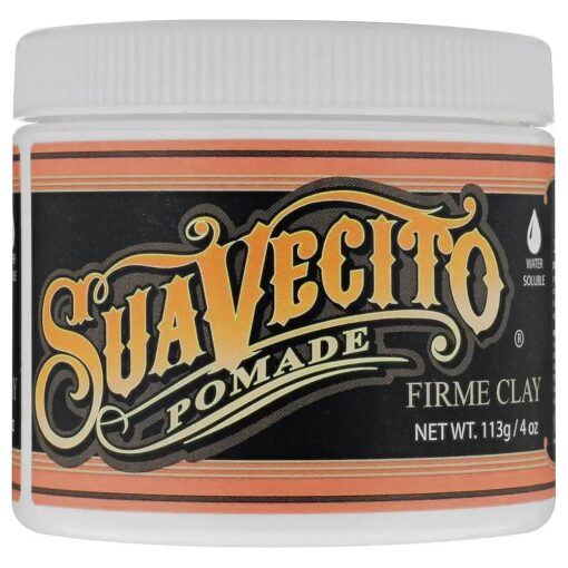 Suavecito Pomade Firme Clay - Strong Hold Hair Clay For Men - Low Shine Matte Hair Clay Pomade For Natural Texture Hairstyles