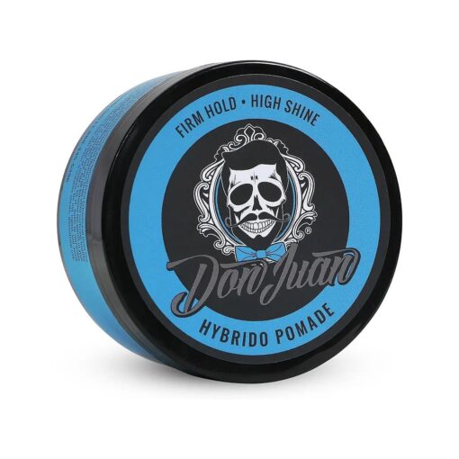 Don Juan Hybrido Pomade | Water Based | Strong Hold | High Shine | Natural Plant Extracts and Ocean Minerals | Summer Sea Breeze Scent, 4 oz .