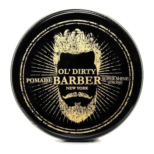 OL ' DIRTY BARBER Hair Pomade For Men - Water Base Pomade for High Shine Strong Hold Styling Sleek Back - 4oz