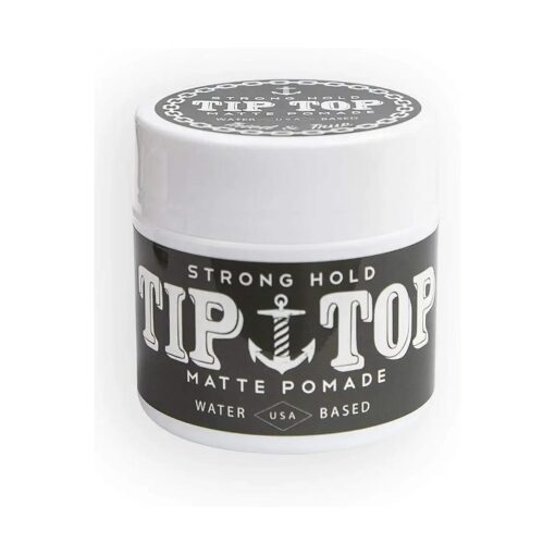 TIP TOP Matte Water Based Strong Hold Pomade 4.25oz