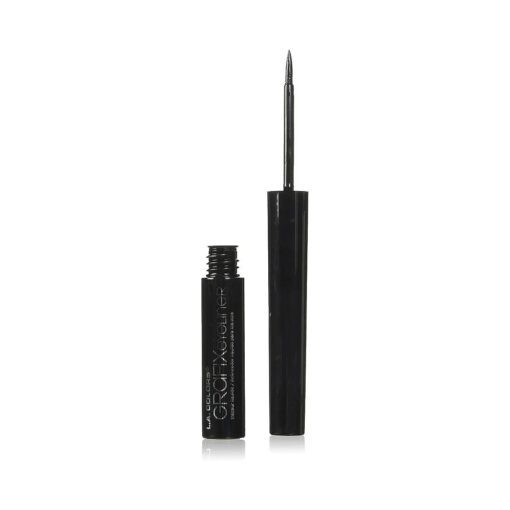 L.A, COLORS Grafix Liquid Eyeliner, Black, 0.4 Ounce, ( CLE731 )