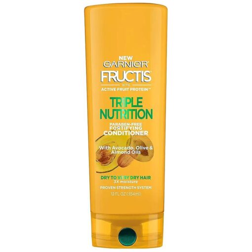 Garnier Fructis Triple Nutrition Conditioner, Dry to Very Dry Hair, 12 fl, oz .