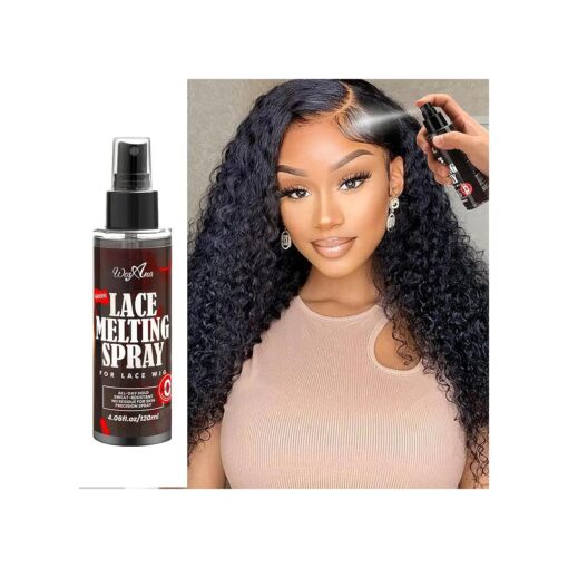 Lace Melting Spray for Wigs Extreme Firm Hold-Long Lasting Formula with Fast Drying/No Residue 4.06 Fl Oz