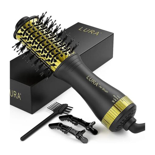 LURA Small Hot Air Brush for Shoulder-Length Hair,2 Inch Hair Dryer Brush Blow Dryer Brush in One for Medium Hair