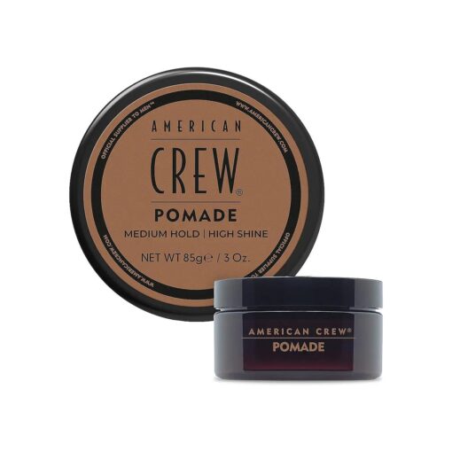 American Crew Men 's Hair Pomade ( OLD VERSION ), Medium Hold with High Shine, 3 Oz ( Pack of 1 )