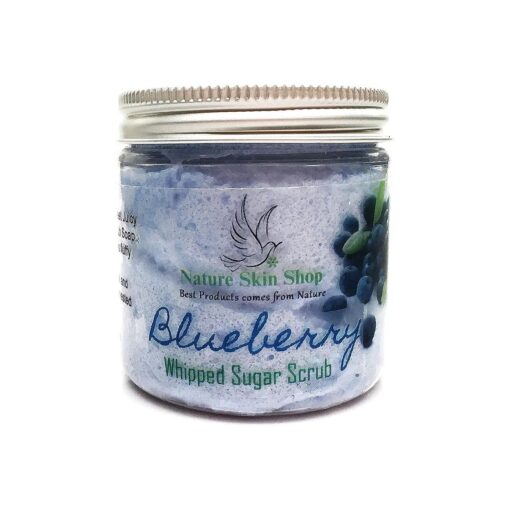 Sugar Scrub Soap Whipped Cream ( Blueberry )