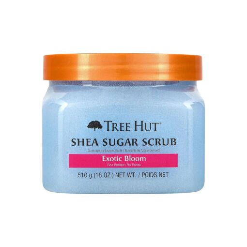 Tree Hut Exotic Bloom Shea Sugar Exfoliating & Hydrating Scrub, 18 oz