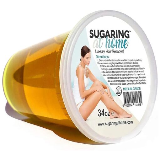 Sugaring Hair Removal Paste Medium for Professional Use on Bikini, Brazilian, Arms, Legs, Back 34 oz .