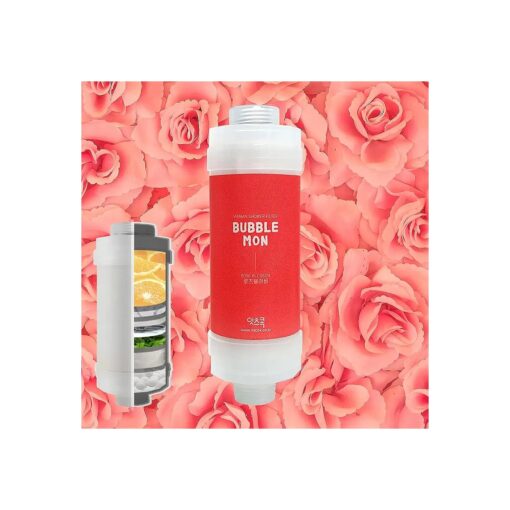 [ Suitable for any shower head ] Aroma Therapy Vitamin C BUBBLEMON fragrance Shower Filter ( Rose Blossom ) Made in Korea