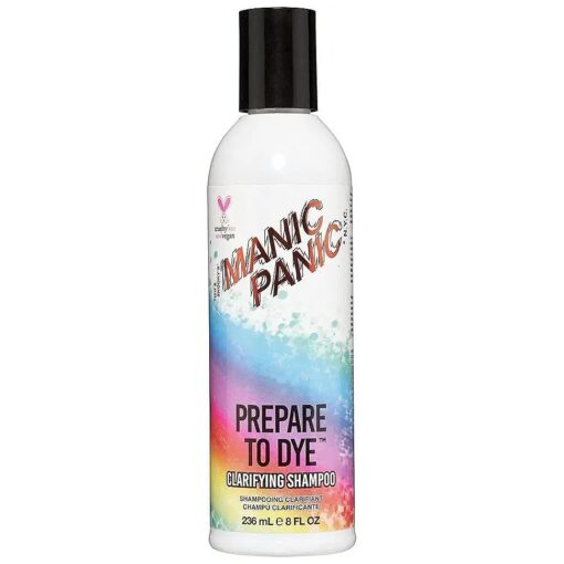 Manic Panic Prepare to DYE Clarifying Shampoo - Cruelty & Sulfate Free Shampoo for Women & Men - Prepare, Cleanse & Protect Hair ( 8oz )