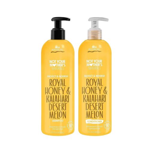 Not Your Mother 's Naturals Protect & Nourish Shampoo & Conditioner Set - 15.2 fl oz - Sulfate-Free Hair Products - Royal Honey & Kalahari Desert Melon