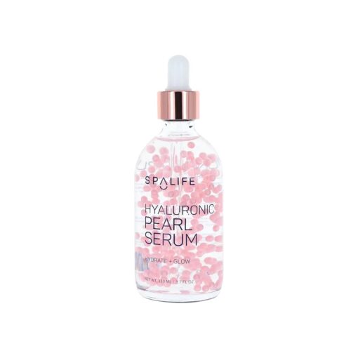 Spa Life Face Serum : Hyaluronic Acid Serum 100 ml ( 3.7 oz ) - Smoothing & Hydrating Daily - Targets Dryness, Fine Lines, & Wrinkles - Helps Plump Skin, Dissolving Pearl Capsules for Instant Luminosity