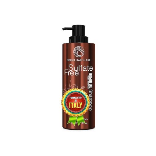 Moroccan Argan Oil Shampoo - Sulfate Free, Anti Frizz Hydrating Thickening Care for Women and Men - Deep Moisturizing Treatment for Color Treated, Curly, Frizzy, Damaged and Dry Hair