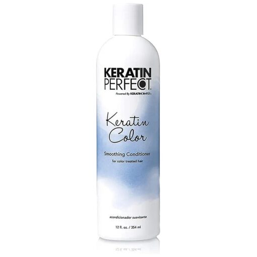 Keratin Perfect - Color Smoothing Conditioner - Hydrates, Nourishes & Restores Shine - For Damaged, Dry, Frizzy, Color Treated Hair - Maintain Colour Depth, Tone - Sulfate-Free Travel-Friendly - 12 oz