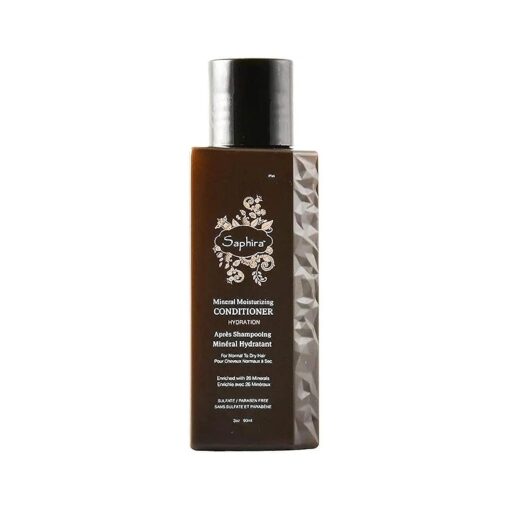 Saphira Mineral Moisturizing Conditioner, Hydrating Deep Conditioner for Dry, Damaged, Bleached and Color-Treated Hair, Sulfate-Free, Paraben-Free, Nourishes and Revitalizes Lifeless Hair