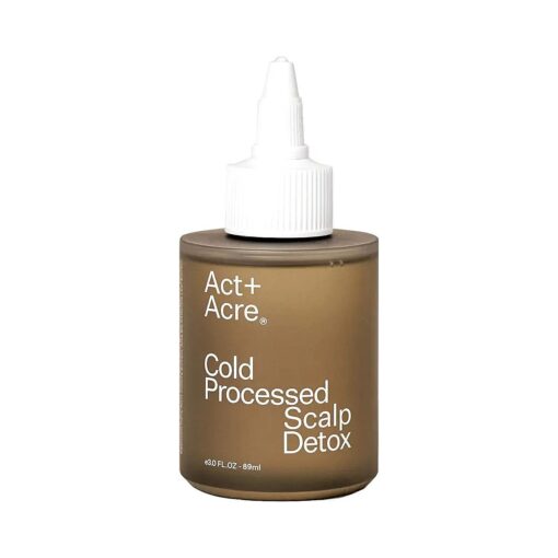 ACT+ ACRE Cold Processed Scalp Detox Oil - Sulfate Free Scalp Care with Oil for Flakey and Dry Itchy Scalp -Promotes Thicker and Fuller-Looking Hair