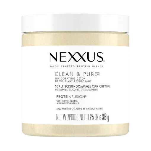 Nexxus Sulfate-Free Scalp Scrub Hair Treatment Exfoliating and Nourishing Detox Hair Care 11.25 oz