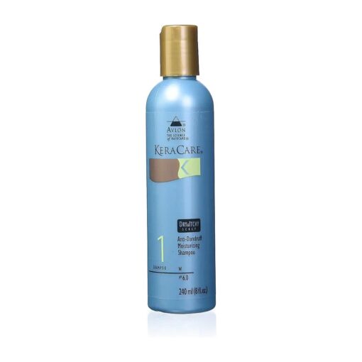 KeraCare Dry & Itchy Scalp Moisturizing Shampoo 8 oz - Moisturizes Dry Scalp and Hair While Cleansing - Relieves Dry and Itchy Scalp Conditions - Eliminates Flakes - Sulfate Free