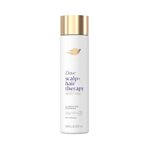 Dove Scalp + Hair Therapy Sulfate Free Shampoo Density Boost Clarifying Shampoo for an oily hair clarifying cleanse cleansing shampoo with zinc 9.25 FL OZ ( 273 mL )