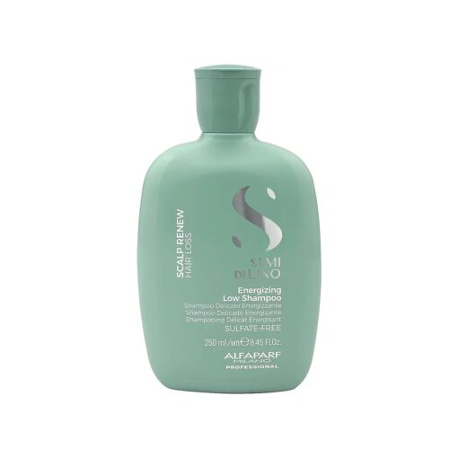 Alfaparf Milano Semi Di Lino Scalp Renew Low Shampoo for Thinning Hair - Sulfate Free Shampoo - Strengthens, Re-densifies and Stimulates Hair Fiber - Professional Salon Quality