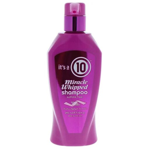 It 's a 10 Haircare Sulfate Free Miracle Whipped Shampoo, 10 fl, oz .