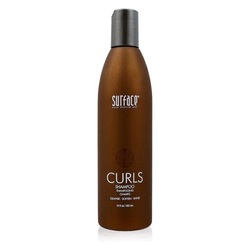 Surface Hair Curls Shampoo To Moisturize, Cleanse, Soften And Shine - Sulfate-Free And Paraben-Free Natural Frizzy Hair Protection, Various Sizes