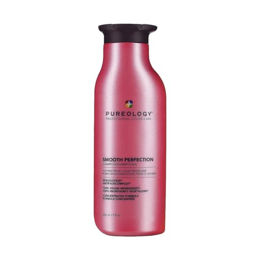 Pureology Smooth Perfection Shampoo | For Frizzy, Color-Treated Hair | Smooths Hair & Controls Frizz | Sulfate-Free | Vegan