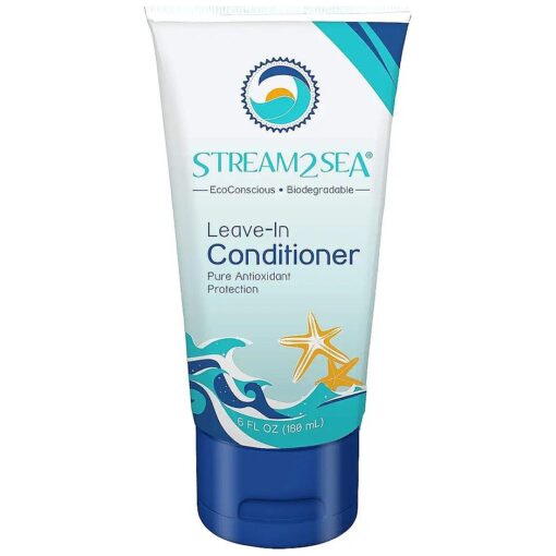 Leave-In Hair Conditioner Detangles & Replenish Hair Moisture Natural Reef Safe Formula - Sulfate and Paraben Free with UV Protection by Stream2Sea