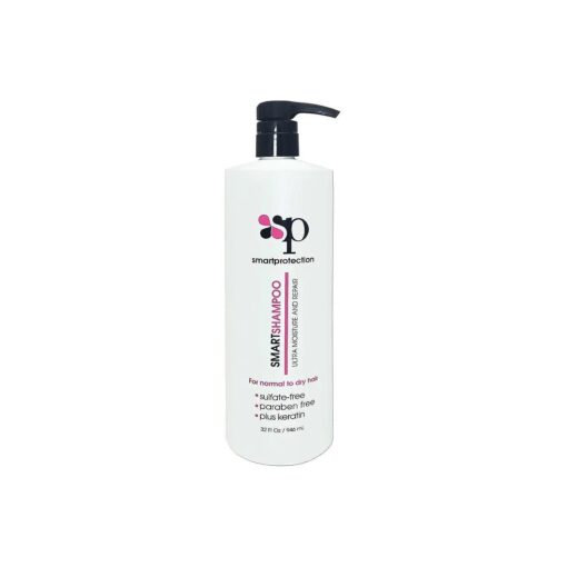 Ultra Moisture Shampoo Sulfate and Paraben Free 32oz for Keratin Treated Hair by Smart Protection